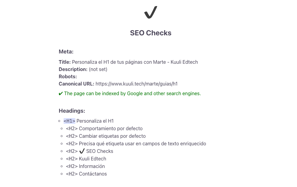 SEO Checker